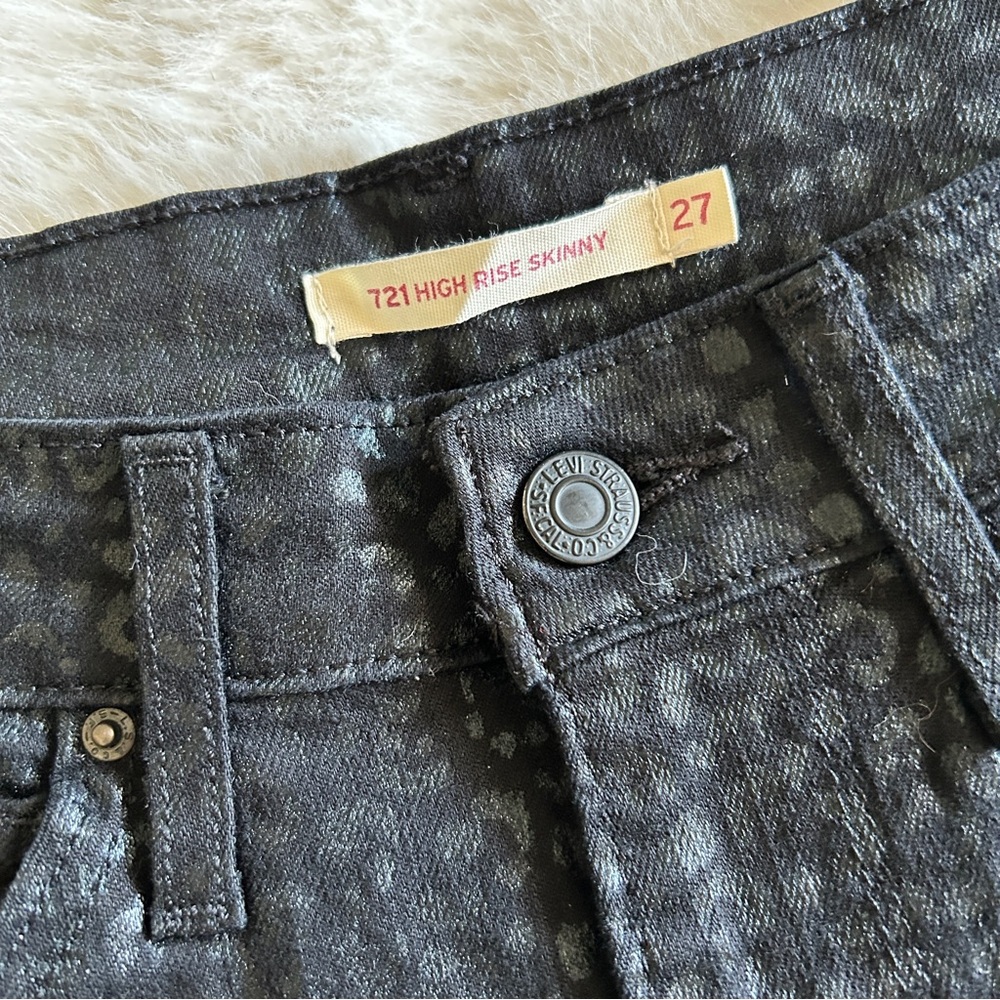 Levi’s 721 High Rise Skinny Jeans, Size 27 - Picture 8 of 13